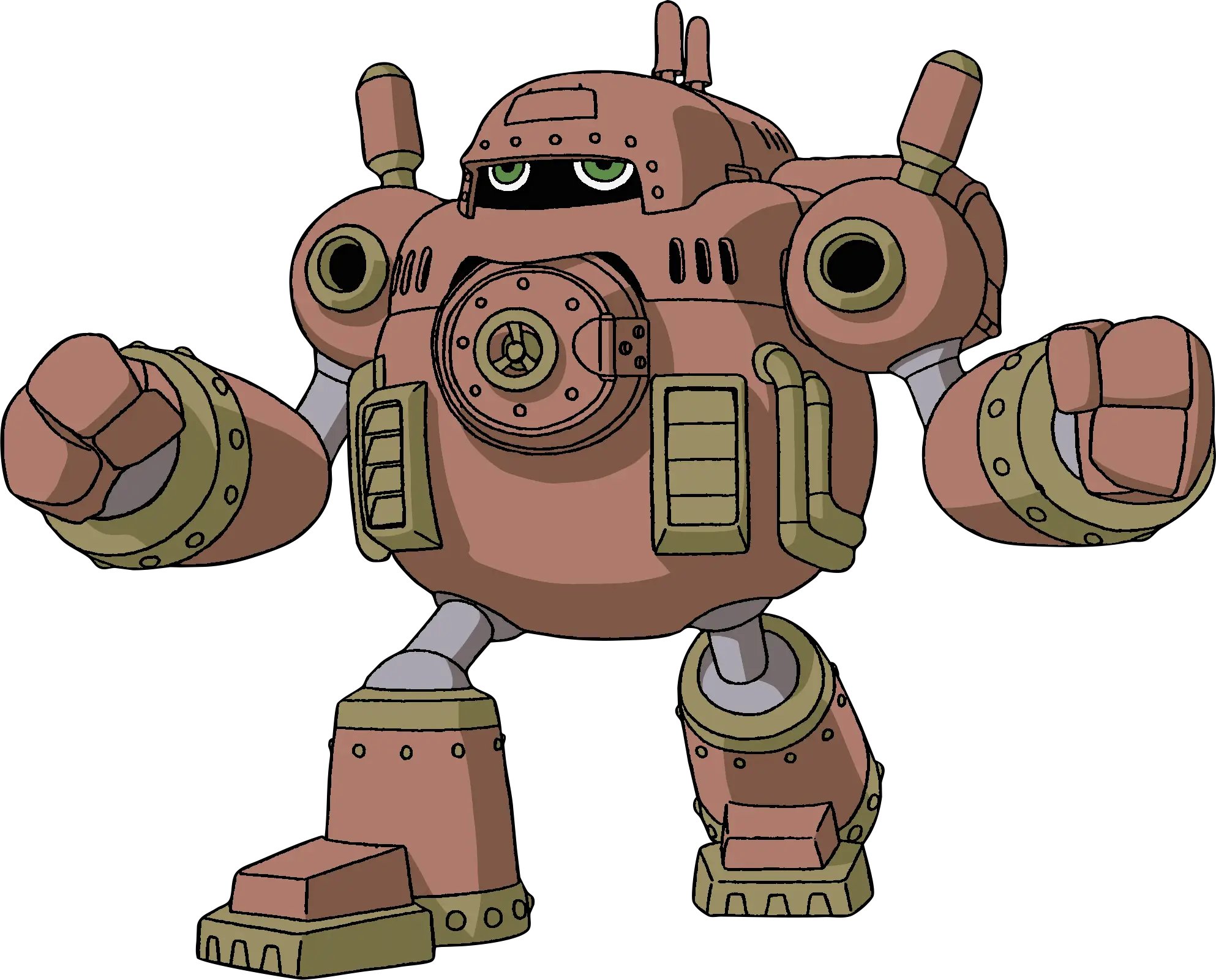 Armored Robot Character