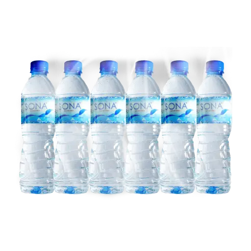 Pack of Clear Water Bottles