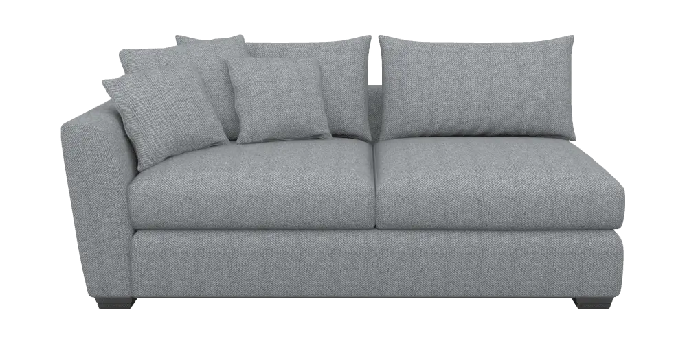 Grey Modern Sofa with Cushions