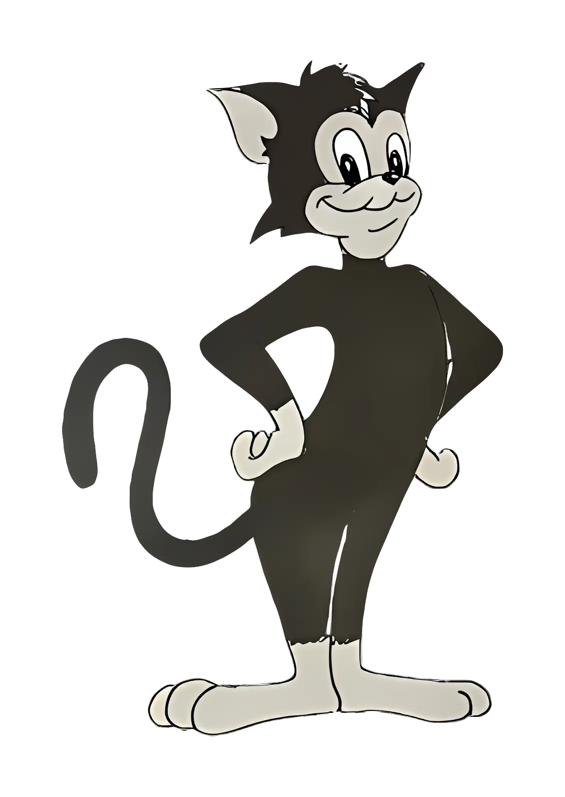 Classic Anthropomorphic Black Cat
