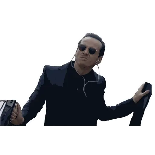 Cartoon Man with Headphones and Sunglasses