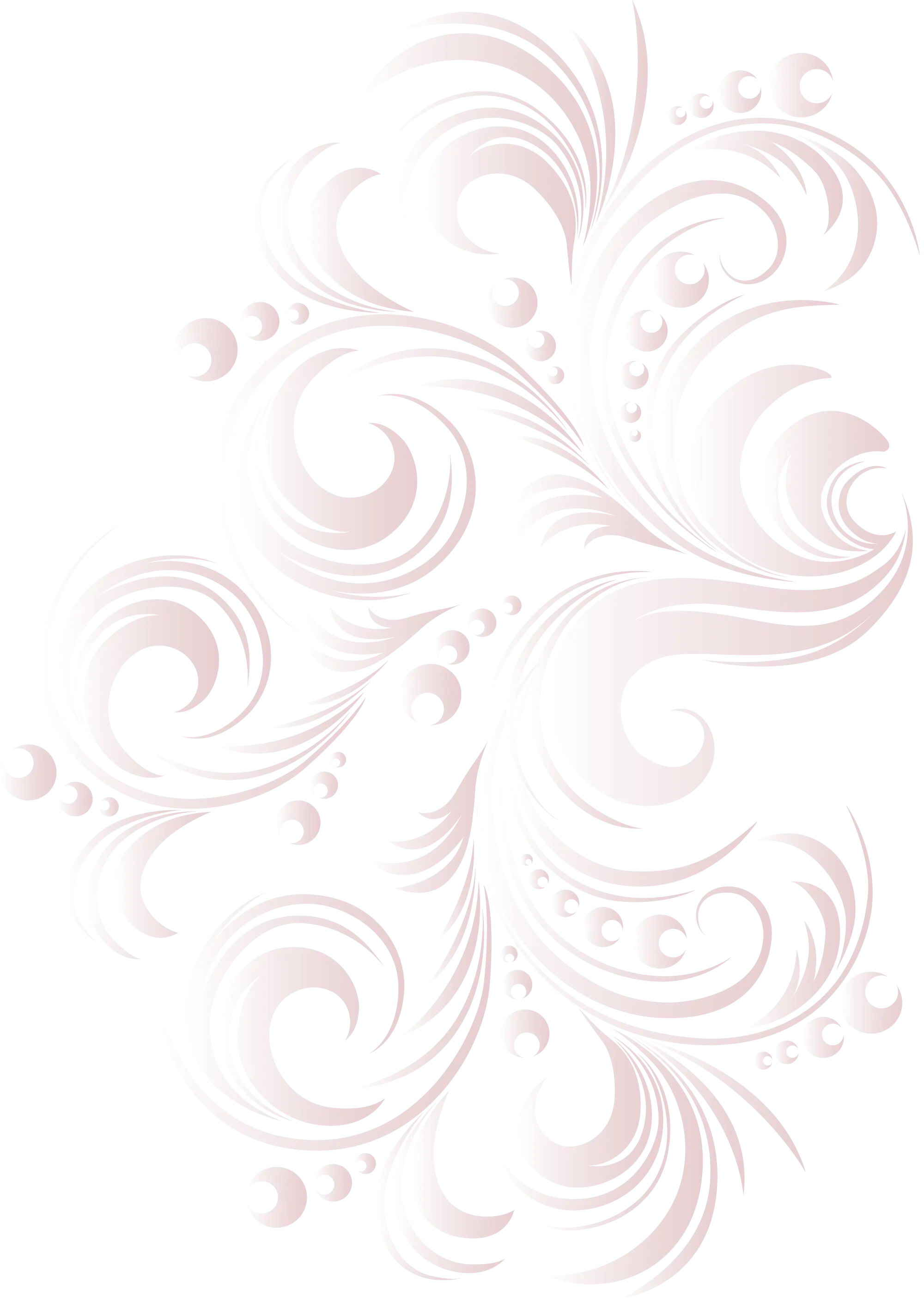 Abstract Swirling Floral Pattern