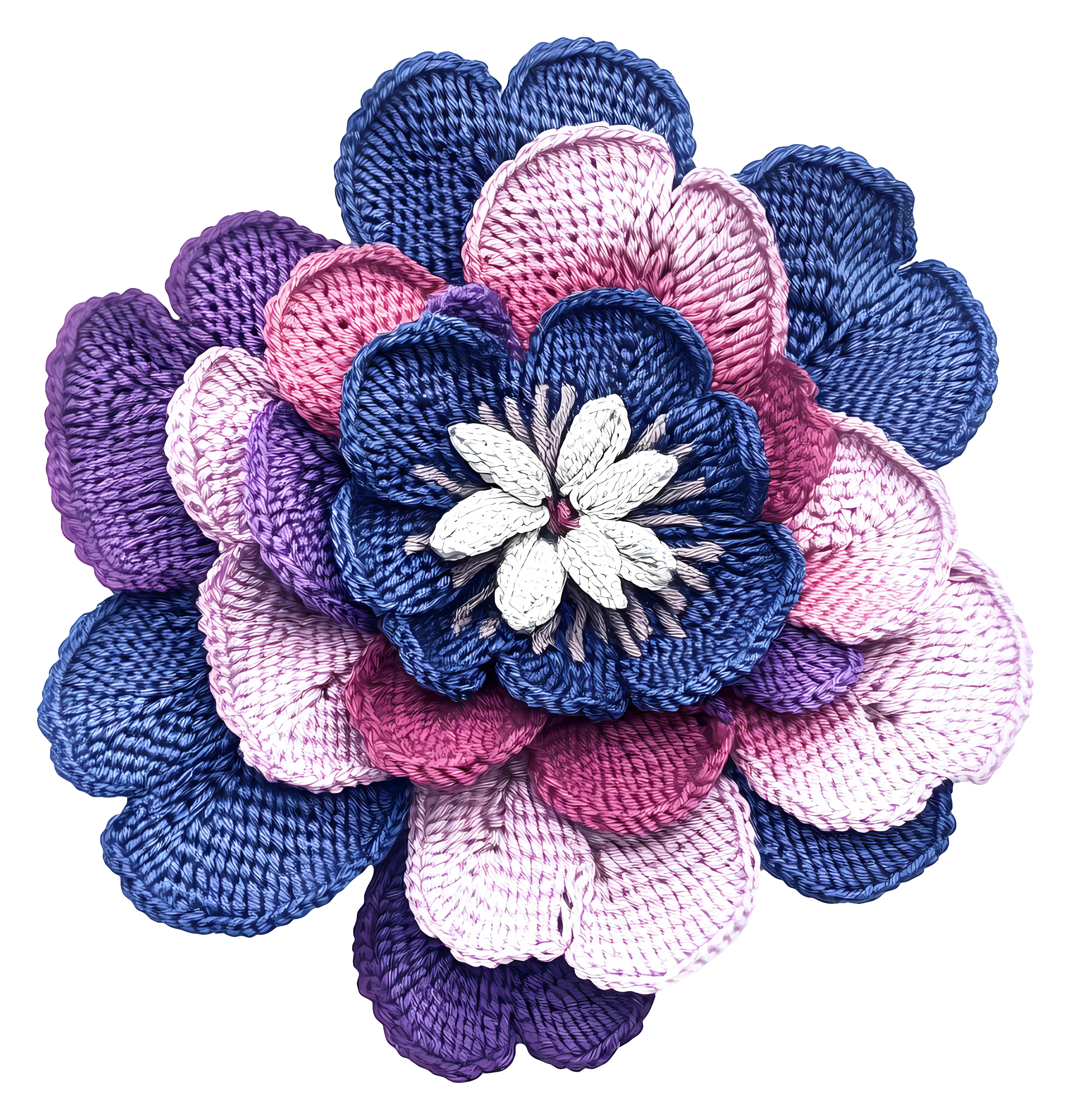 Colorful Crochet Flower Craft