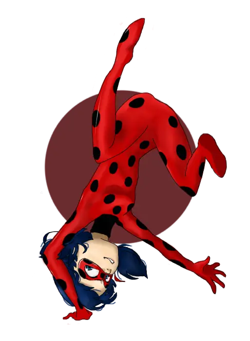 Ladybug Character in Red Costume
