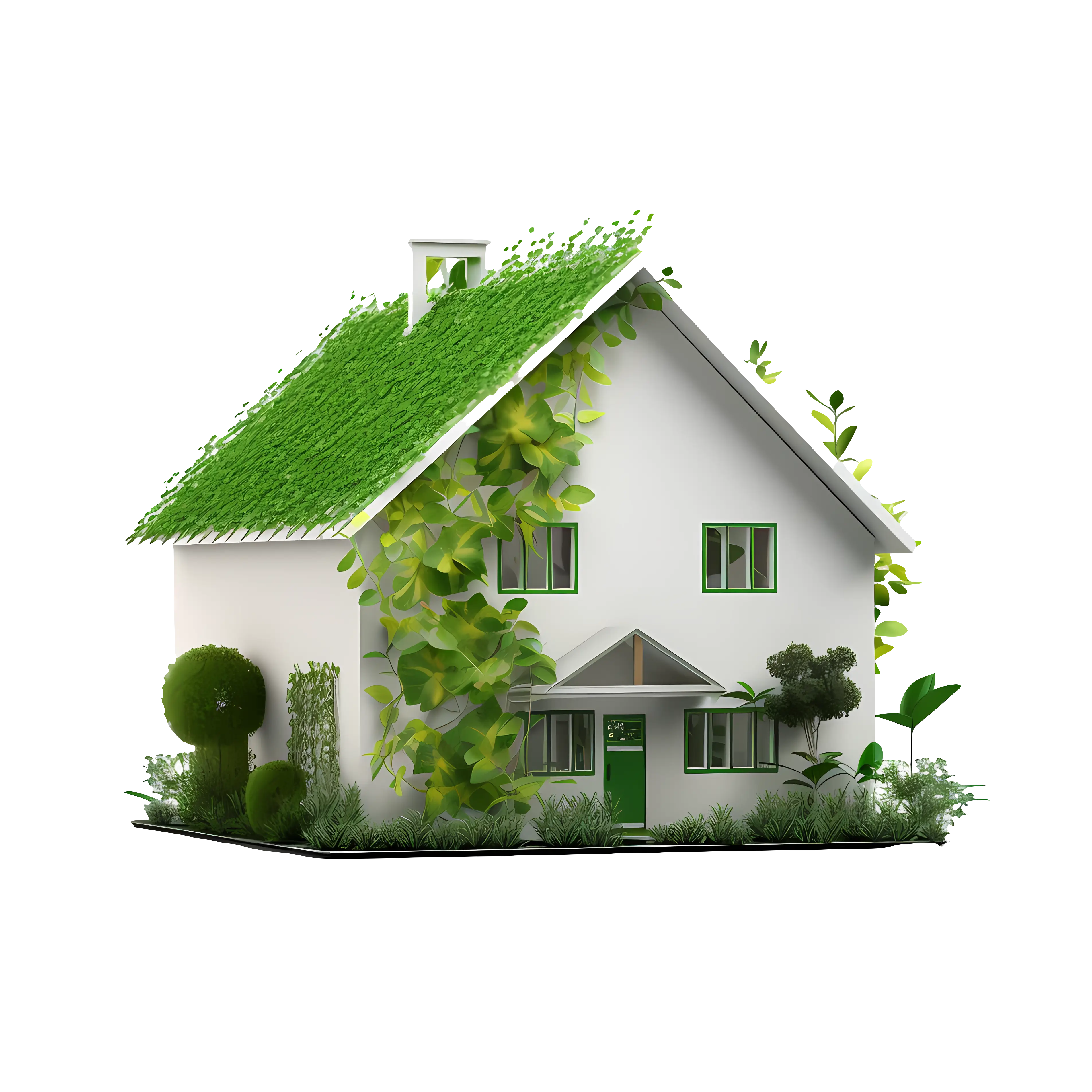 Green Eco-Friendly House