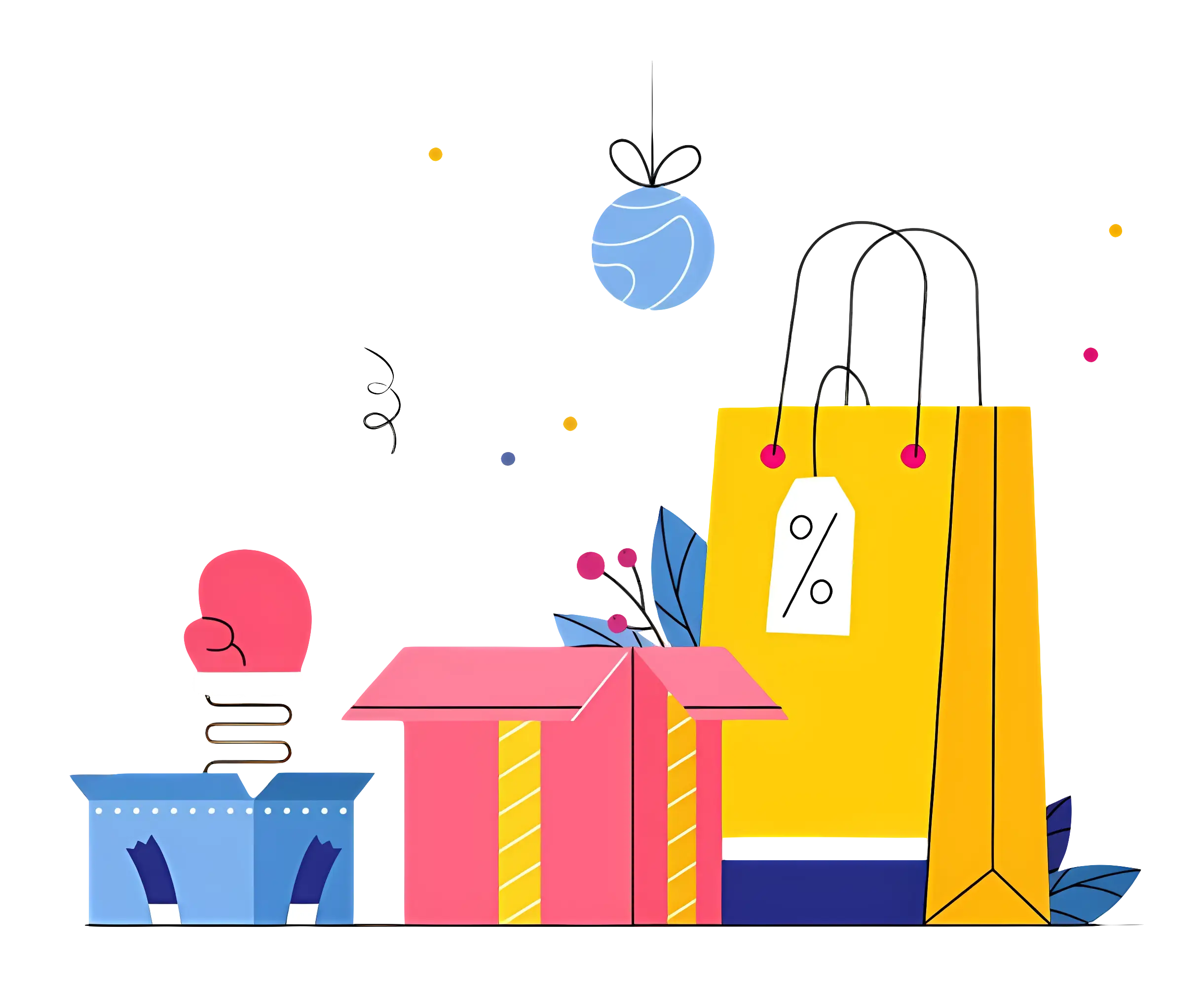 Gift Boxes and Shopping Bag
