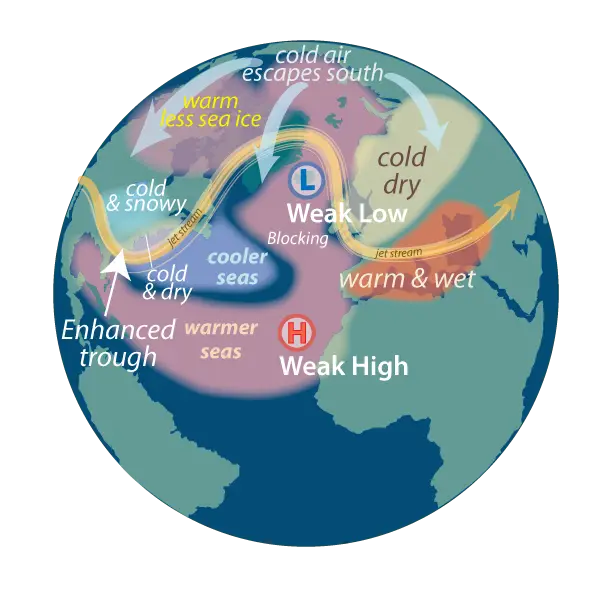 Global Weather Patterns Map