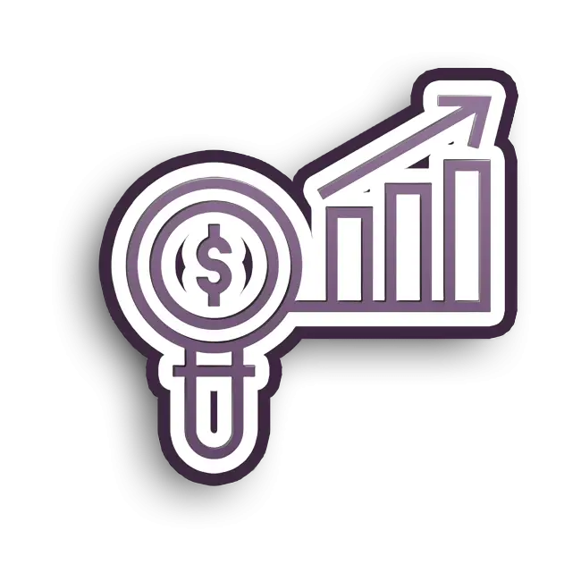 Graph with Dollar Sign and Growth Arrow
