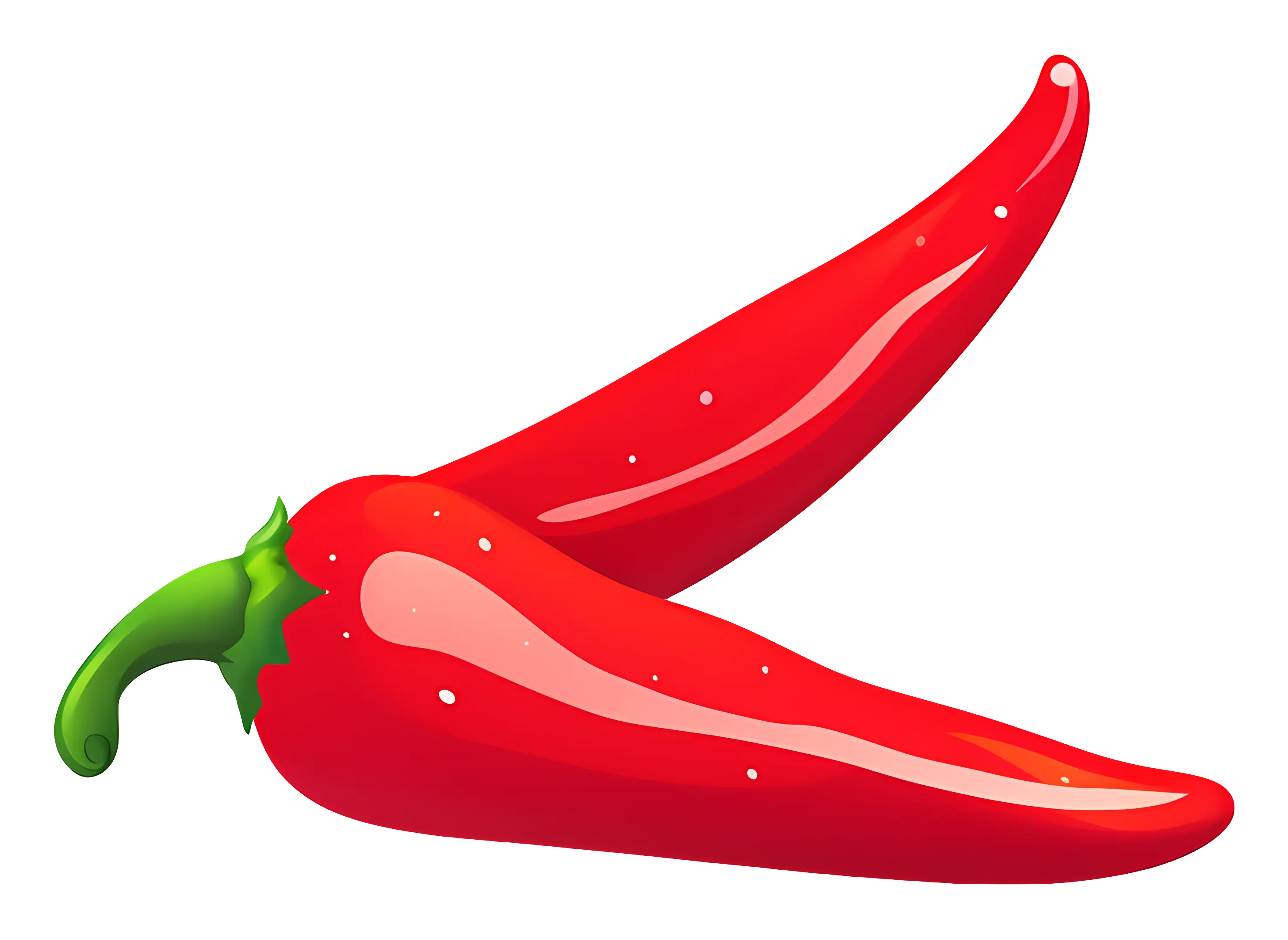 Illustration of Red Chili Peppers