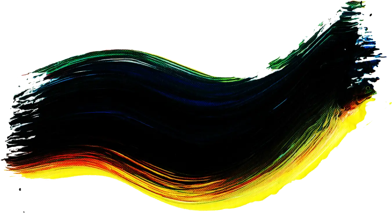 Colorful Brush Stroke in Artistic Design