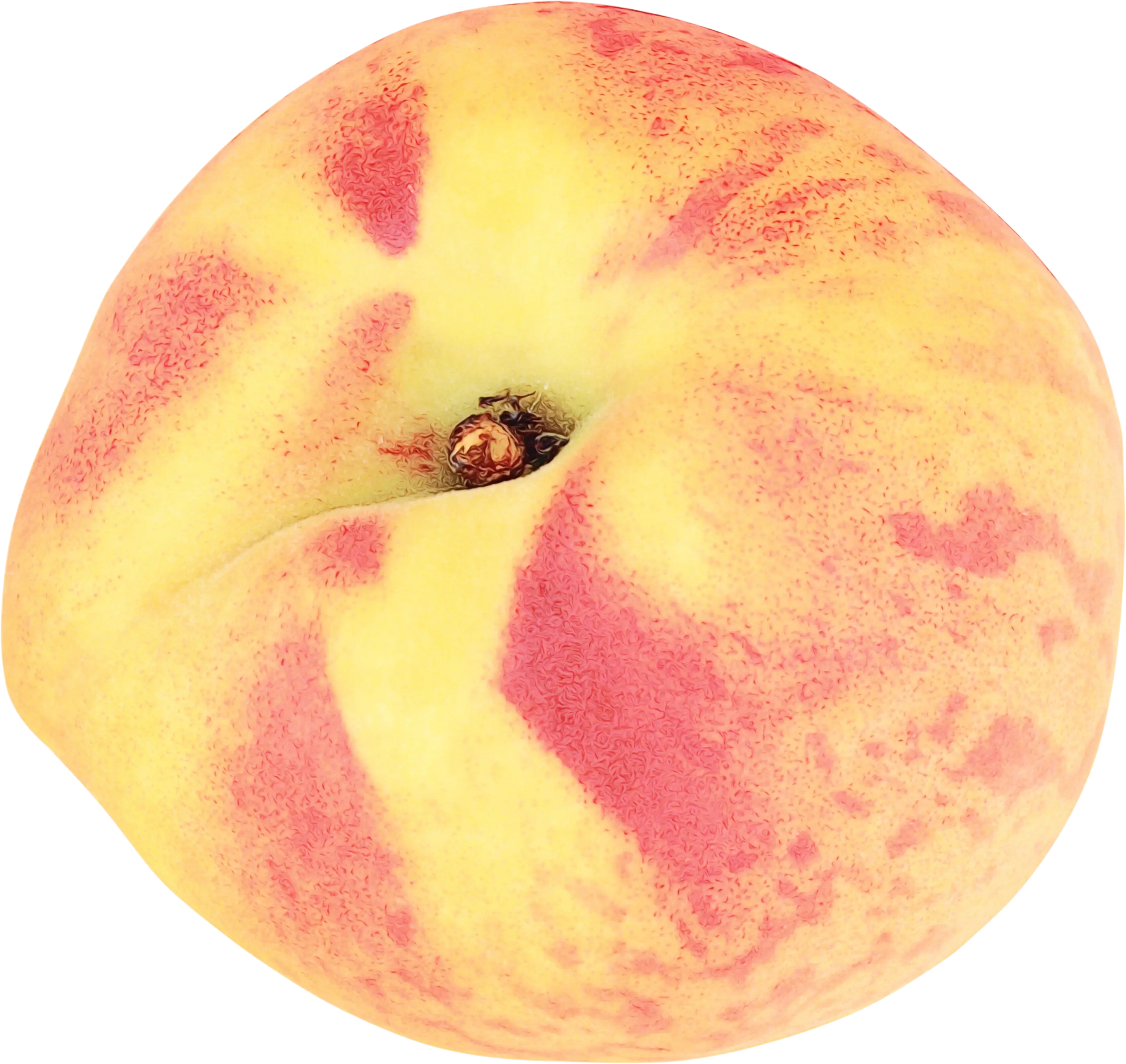 Fresh Whole Peach with Rosy Tones