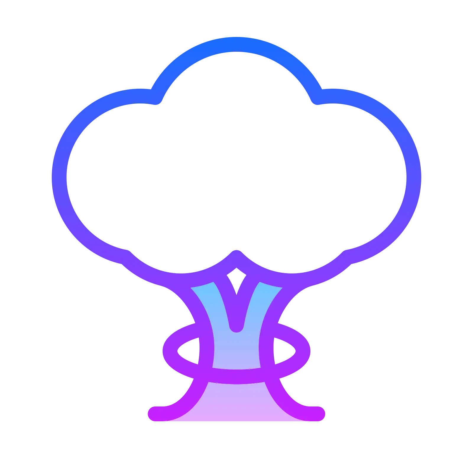Stylized Explosion Icon with Gradient Colors