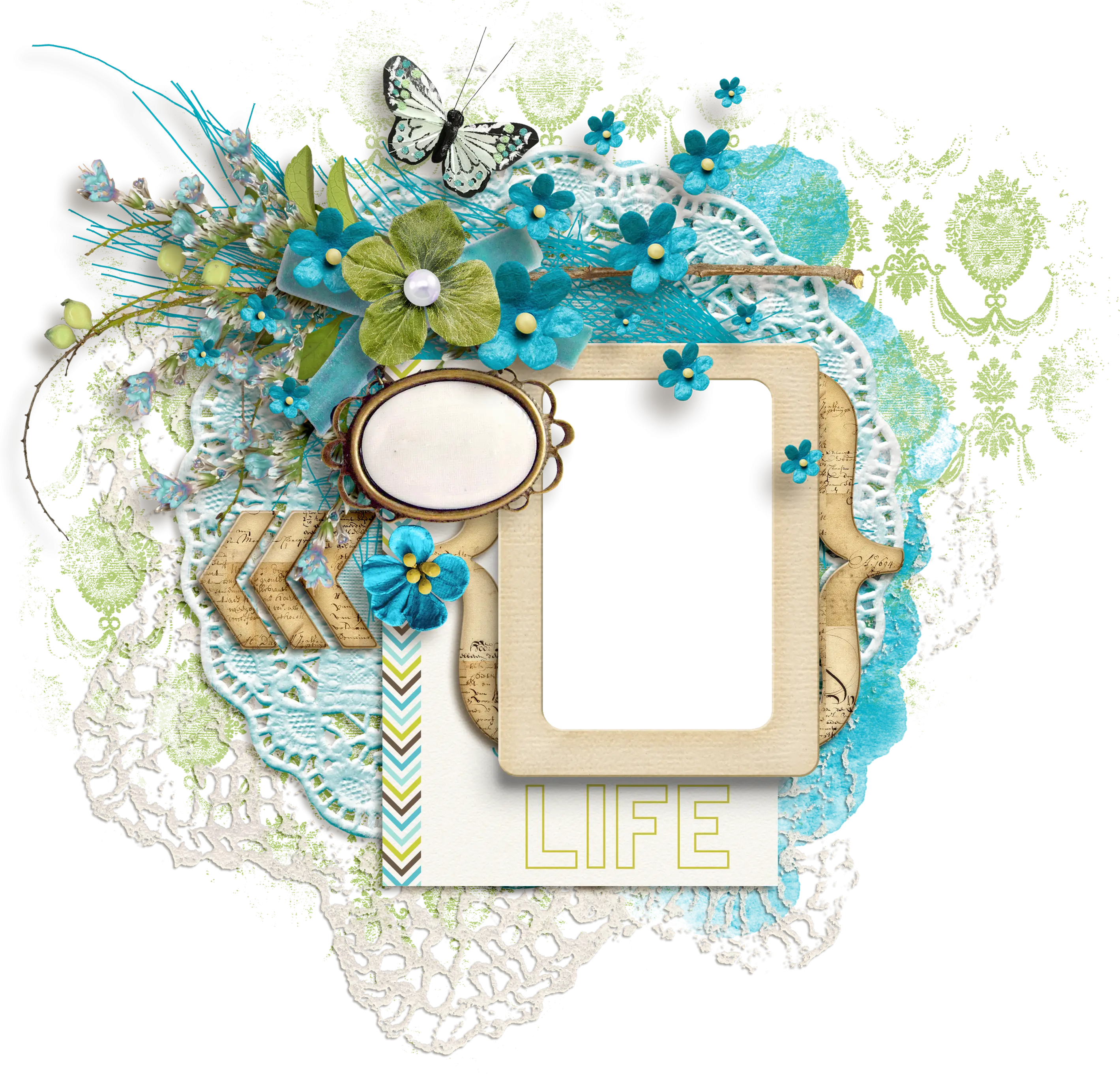Decorative Scrapbook Layout