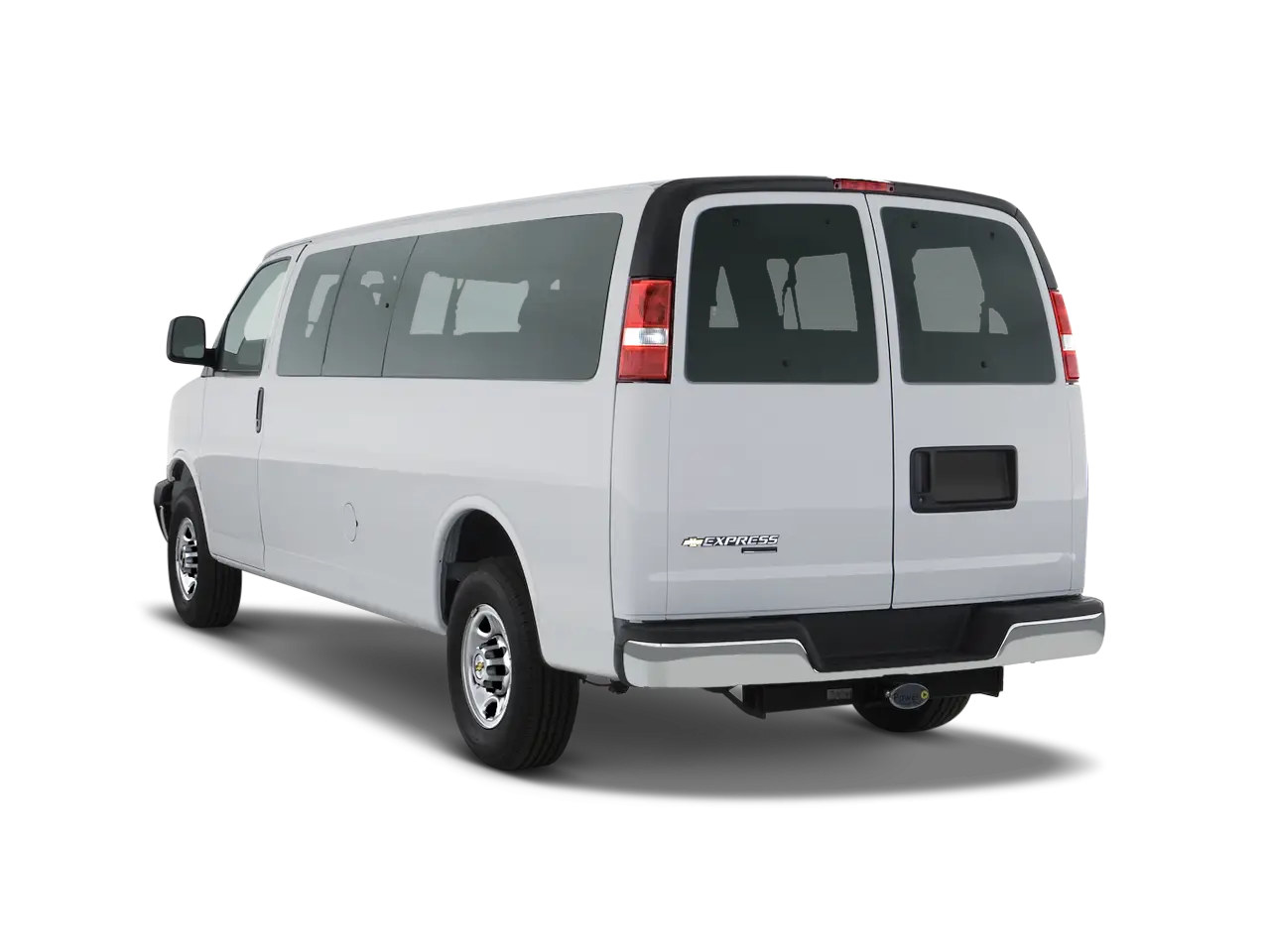 White Passenger Van for Transport Use