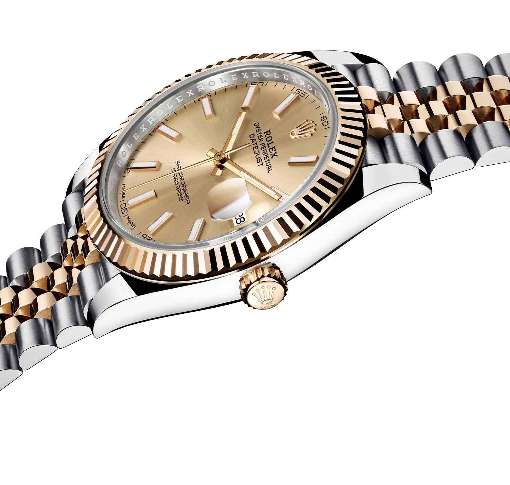 Luxury Gold and Silver Watch