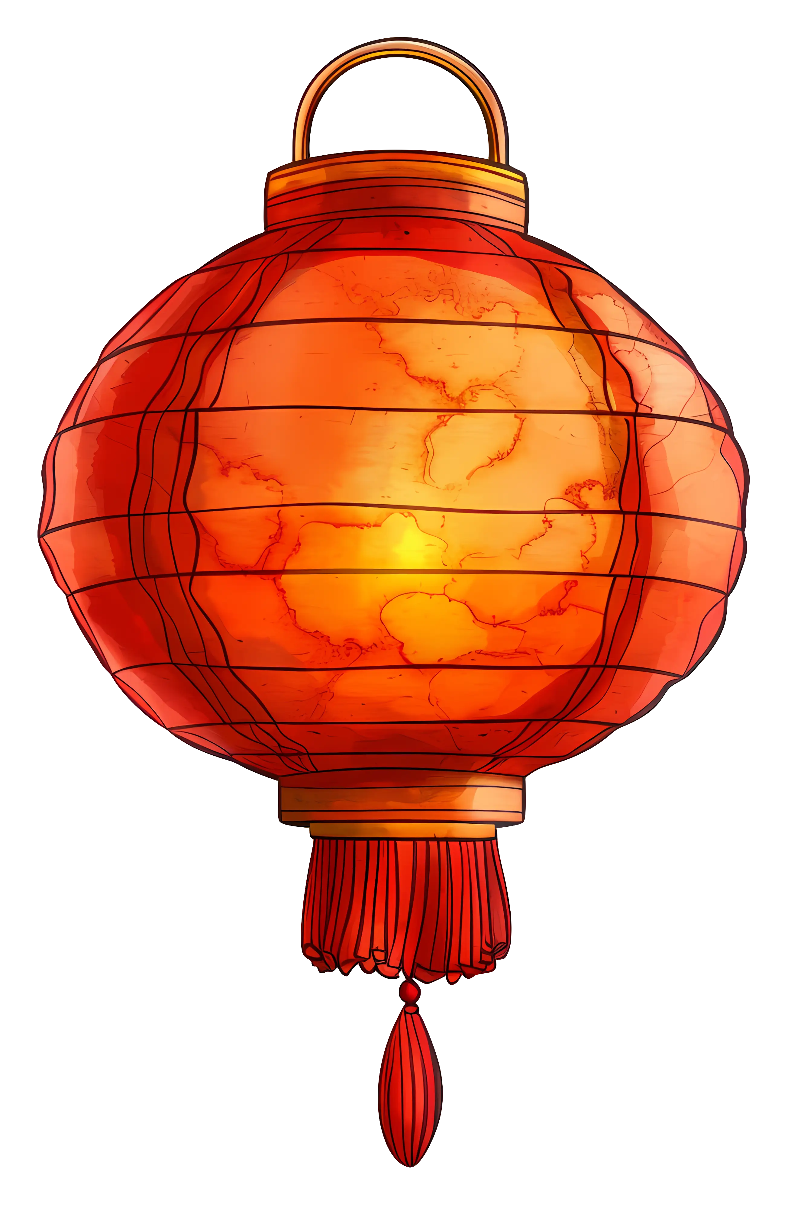 Traditional Red Chinese Lantern