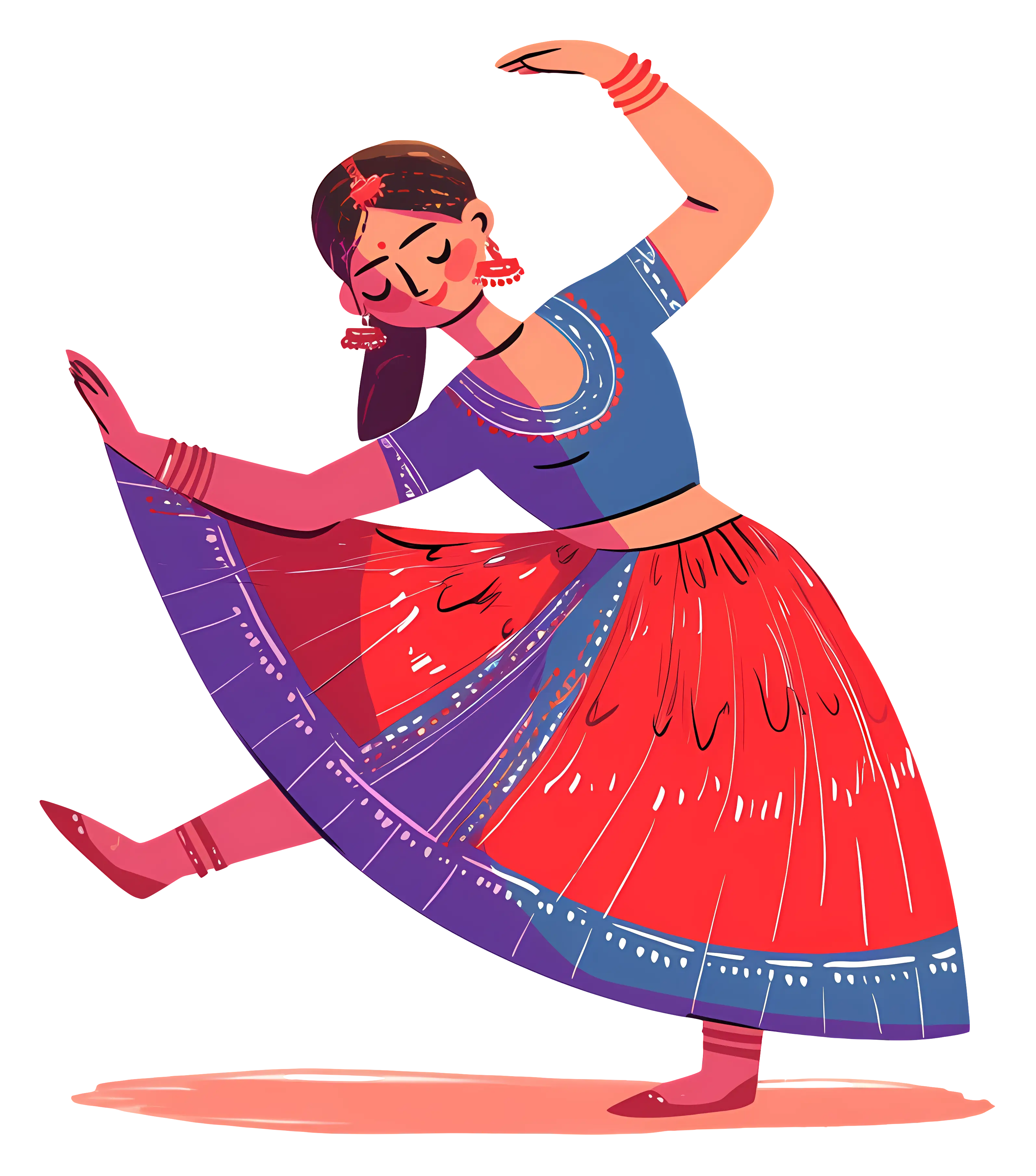 Traditional Dance Illustration
