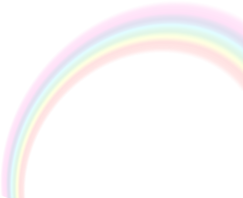 Transparent Pastel Rainbow Illustration