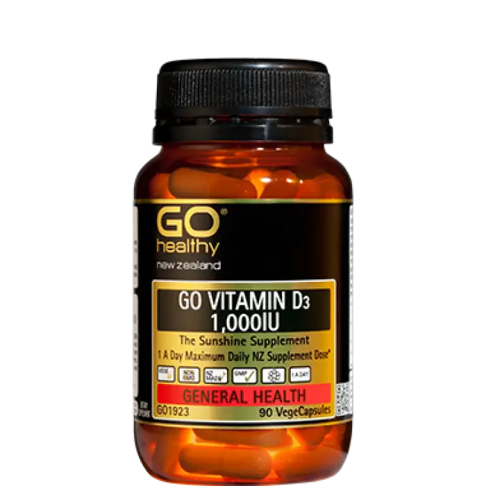 GO Healthy Vitamin D3 Supplement Bottle