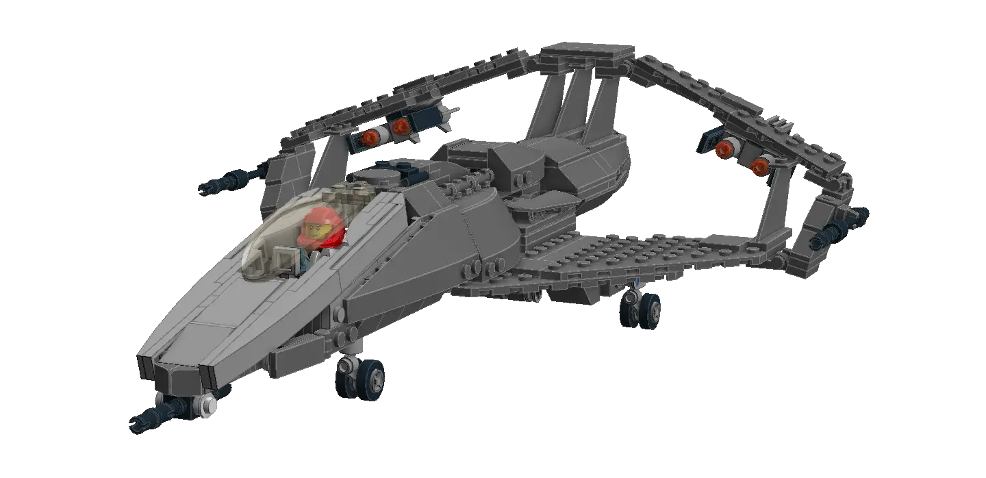 Toy Lego Spaceship Model