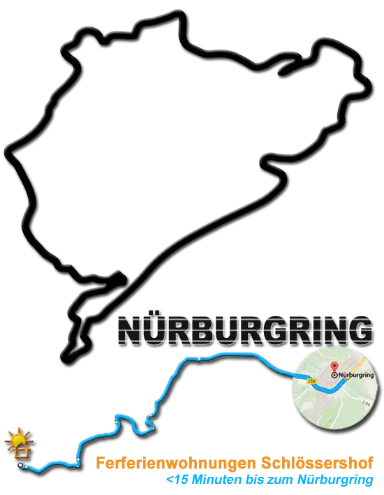 NÃ¼rburgring Racing Track Map