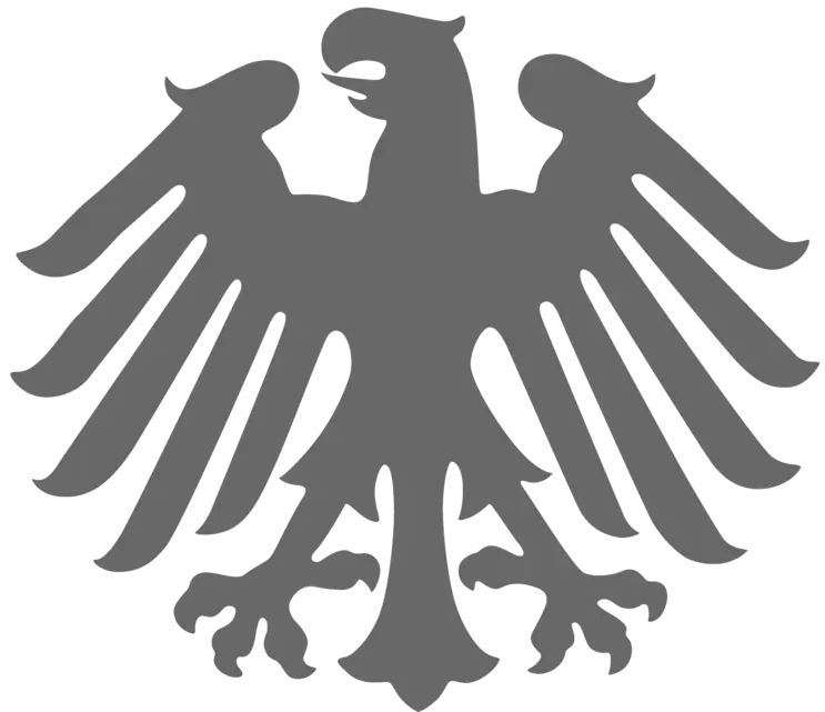 Classic Eagle Emblem in Monochrome