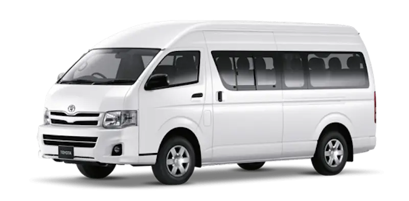 Modern White Van for Transport