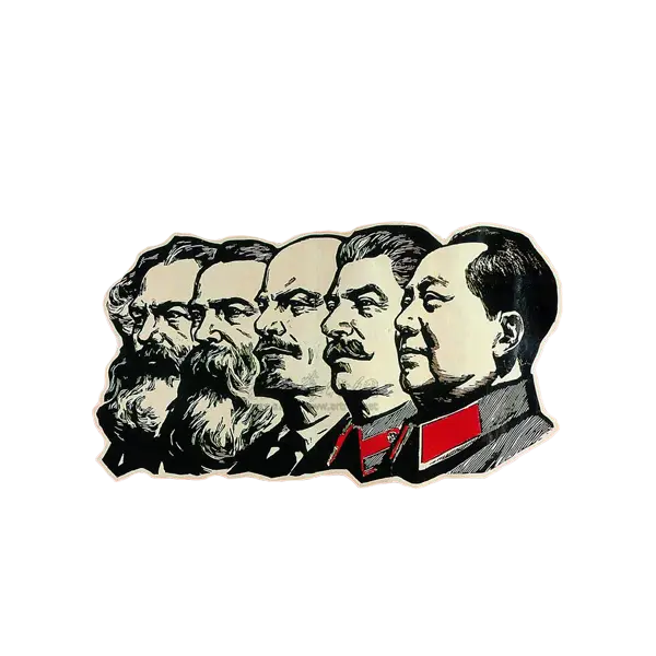 Illustration of Historical Communist Leaders