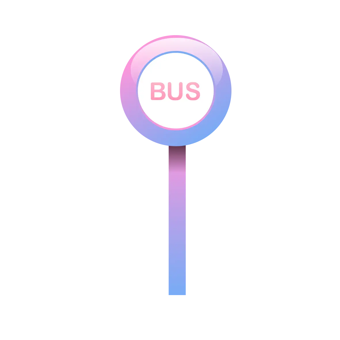 Public Bus Stop Sign