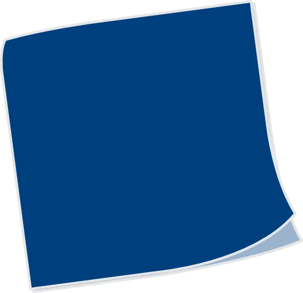 Blue Note Paper Illustration