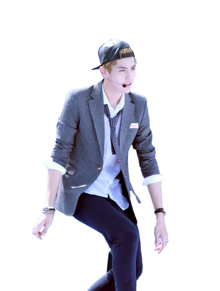 Casual Outfit with Cap and Microphone