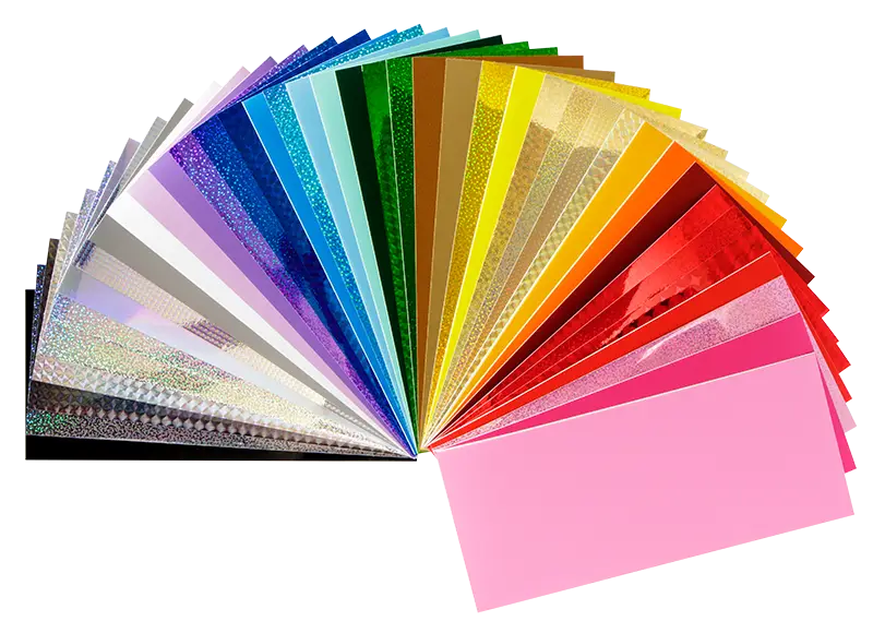 Rainbow Colored Paper Sheets for Crafting