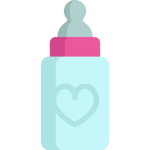 Baby Bottle with Heart