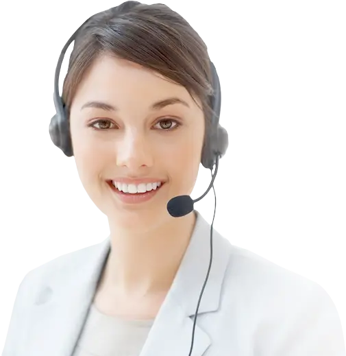 Smiling Customer Service Representative with Headset