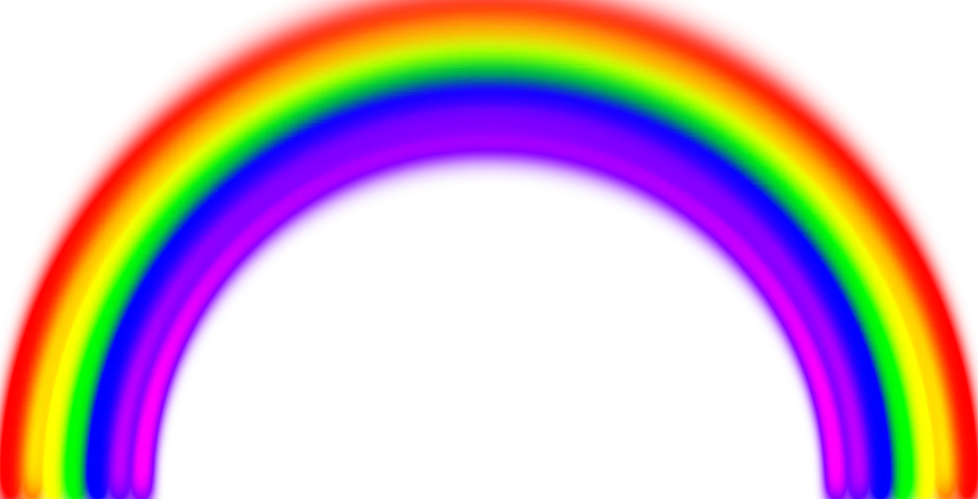 Glowing Rainbow Illustration
