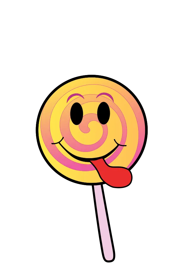 Smiley Lollipop Candy