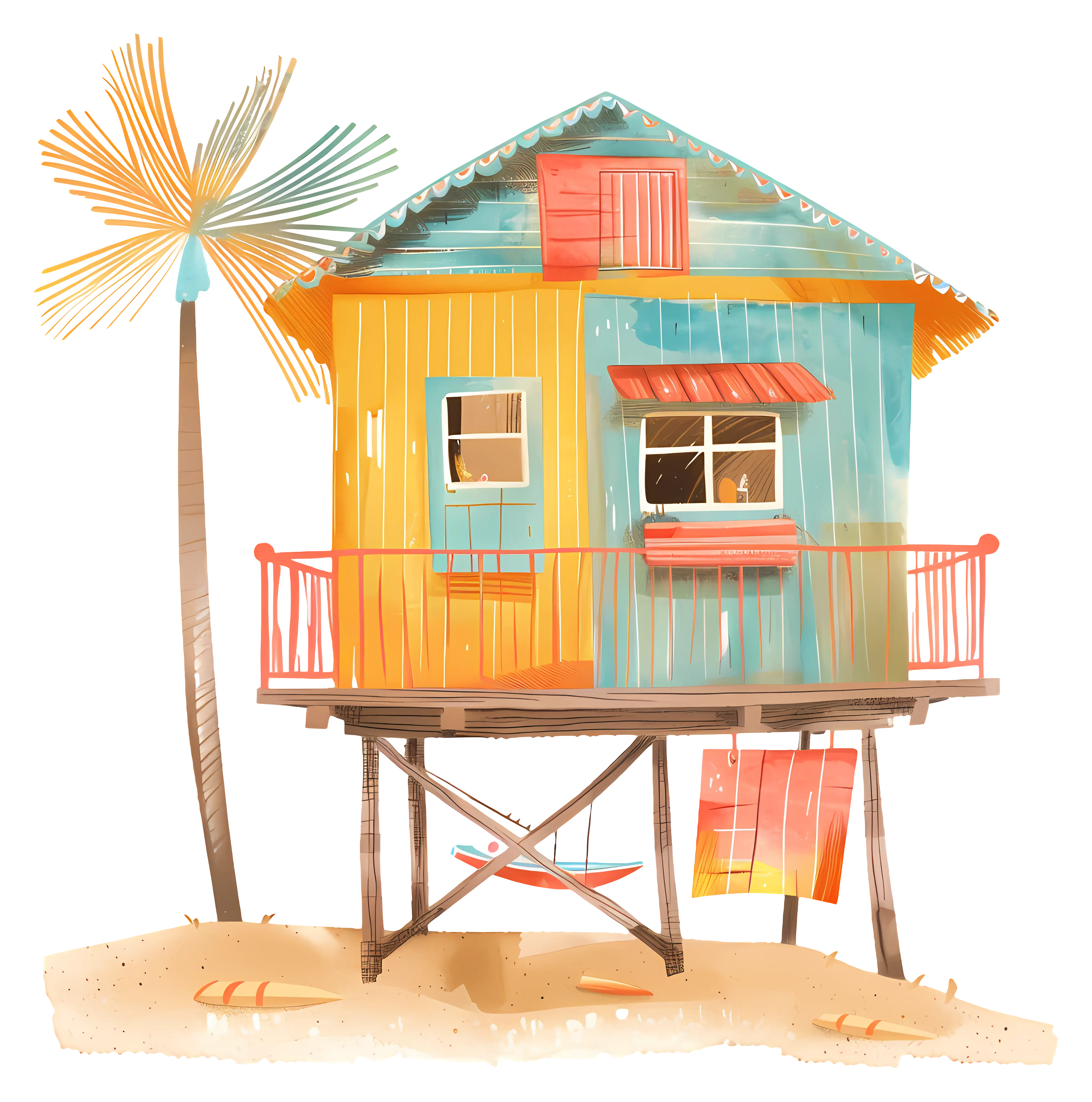 Small Cute Doodle House