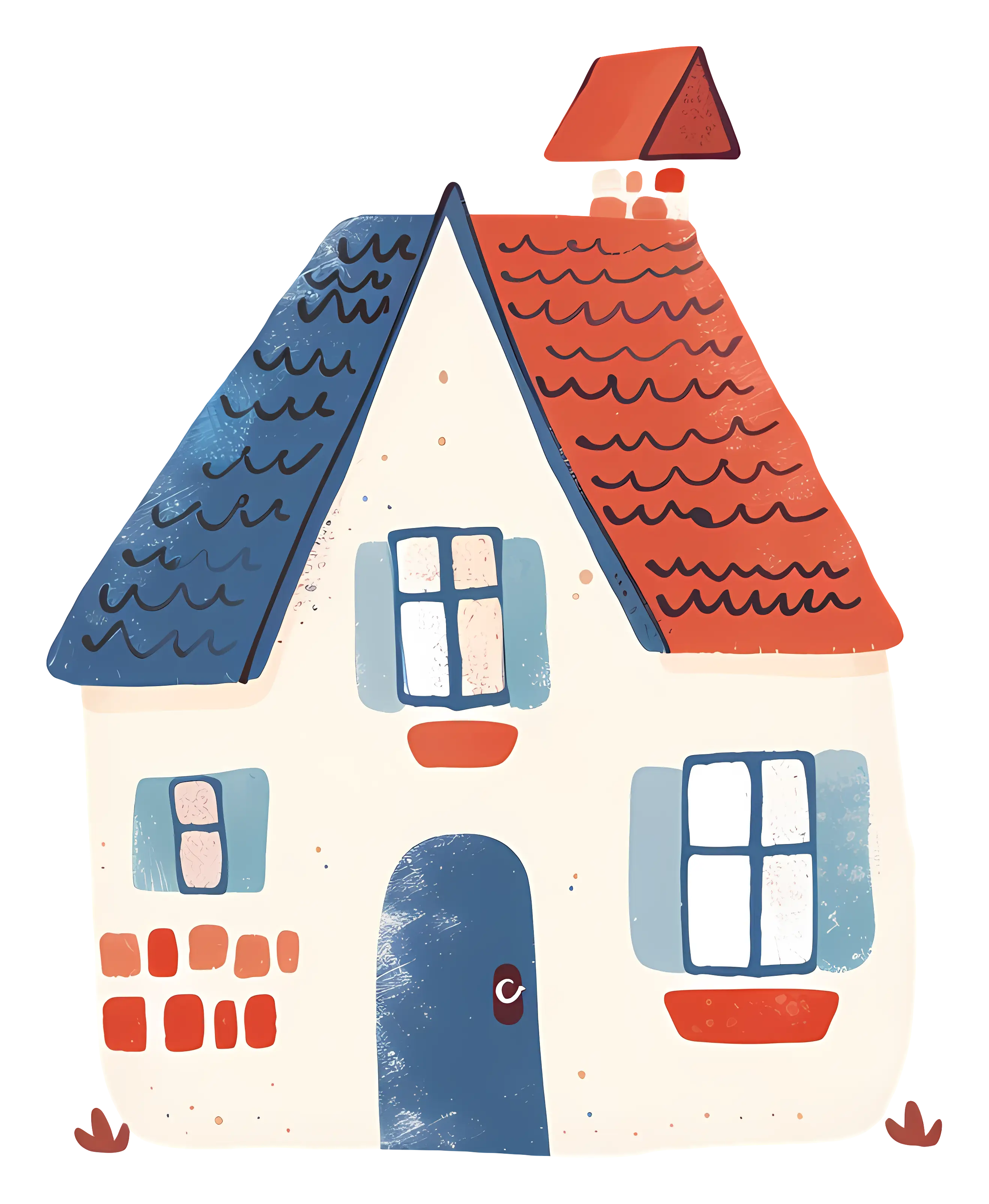 Small Cute Doodle House