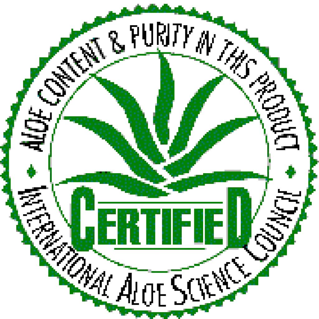 Certified Aloe Product Seal