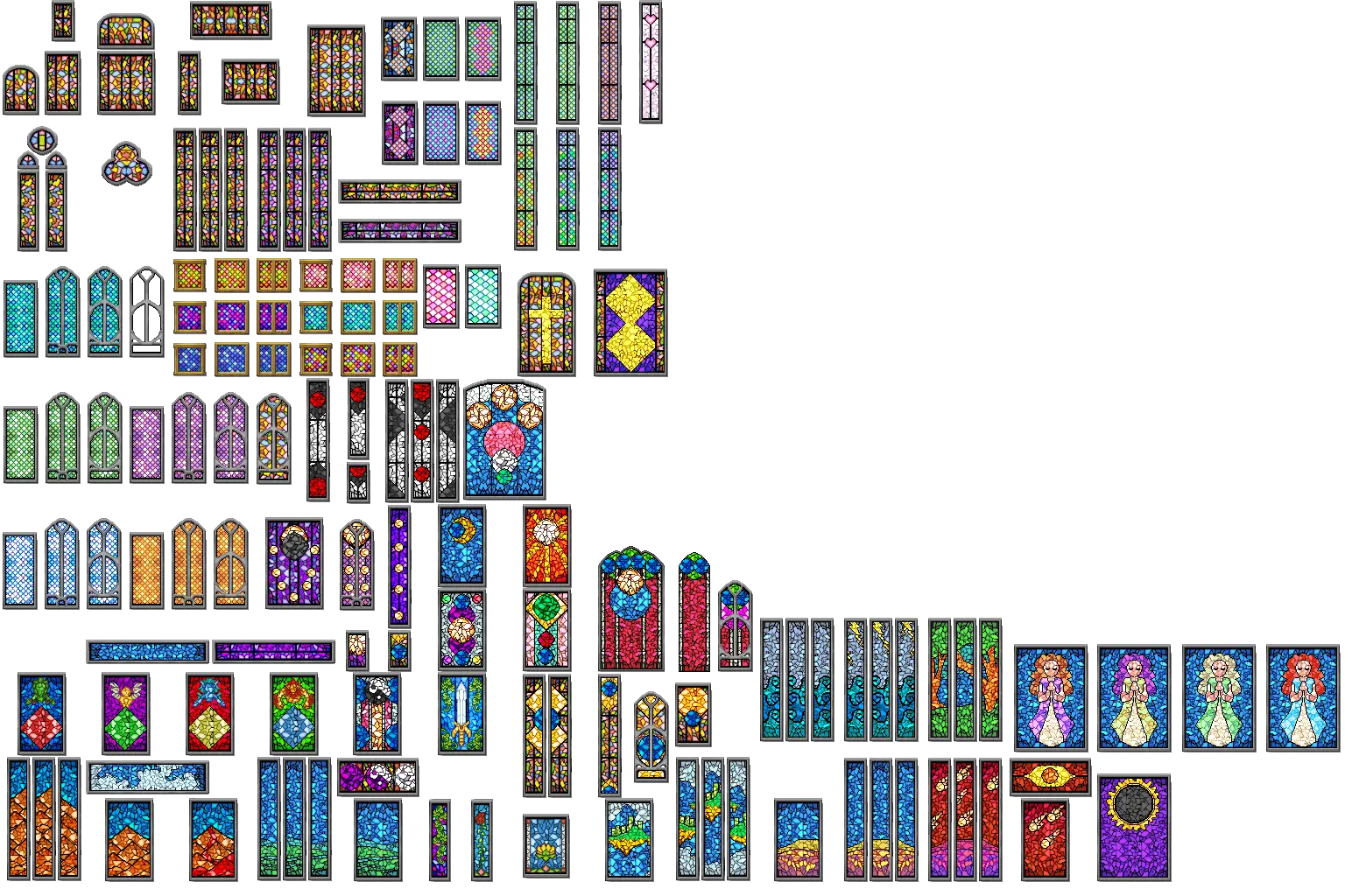 Colorful Stained Glass Windows