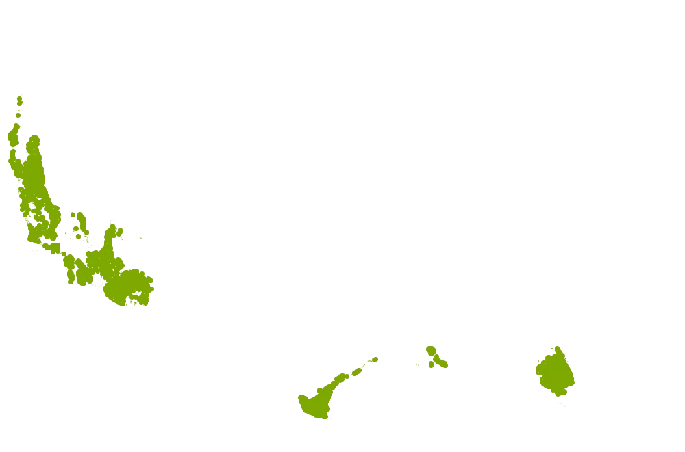 Green Island Map Illustration