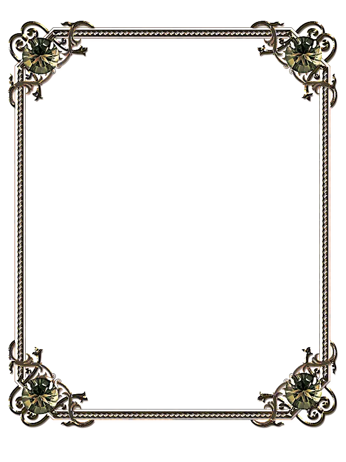 Elegant Ornate Rectangular Frame