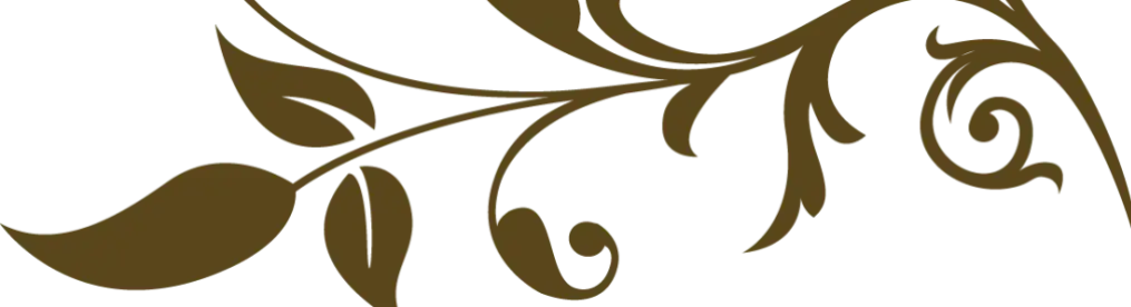 Brown Floral Vine Pattern Design