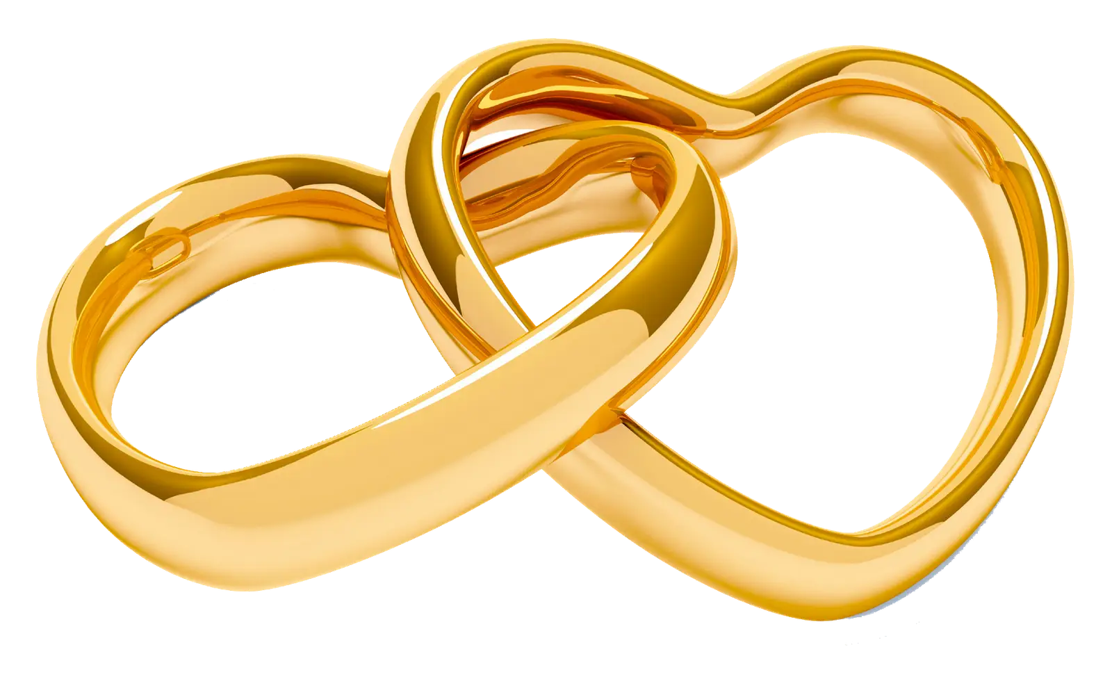 Golden Wedding Rings for Ceremony Symbolism
