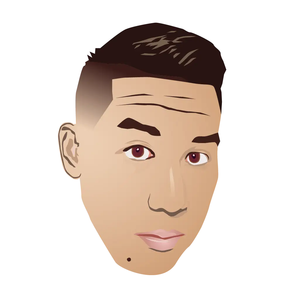 Person&#039;s Face Cartoon Illustration