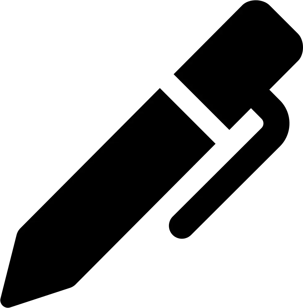 Black Pen Silhouette Design