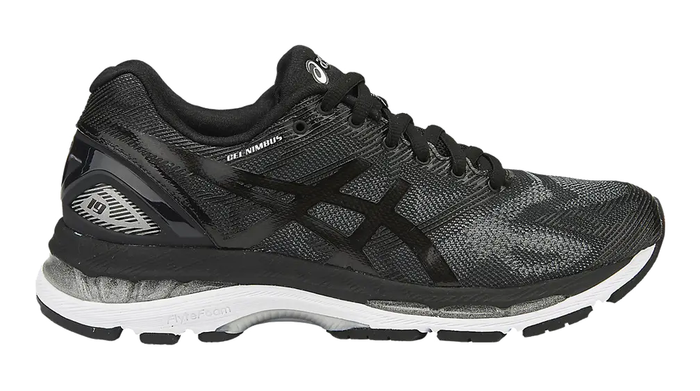 Black and Gray Mesh Running Shoe