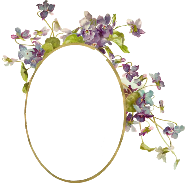 Elegant Floral Frame