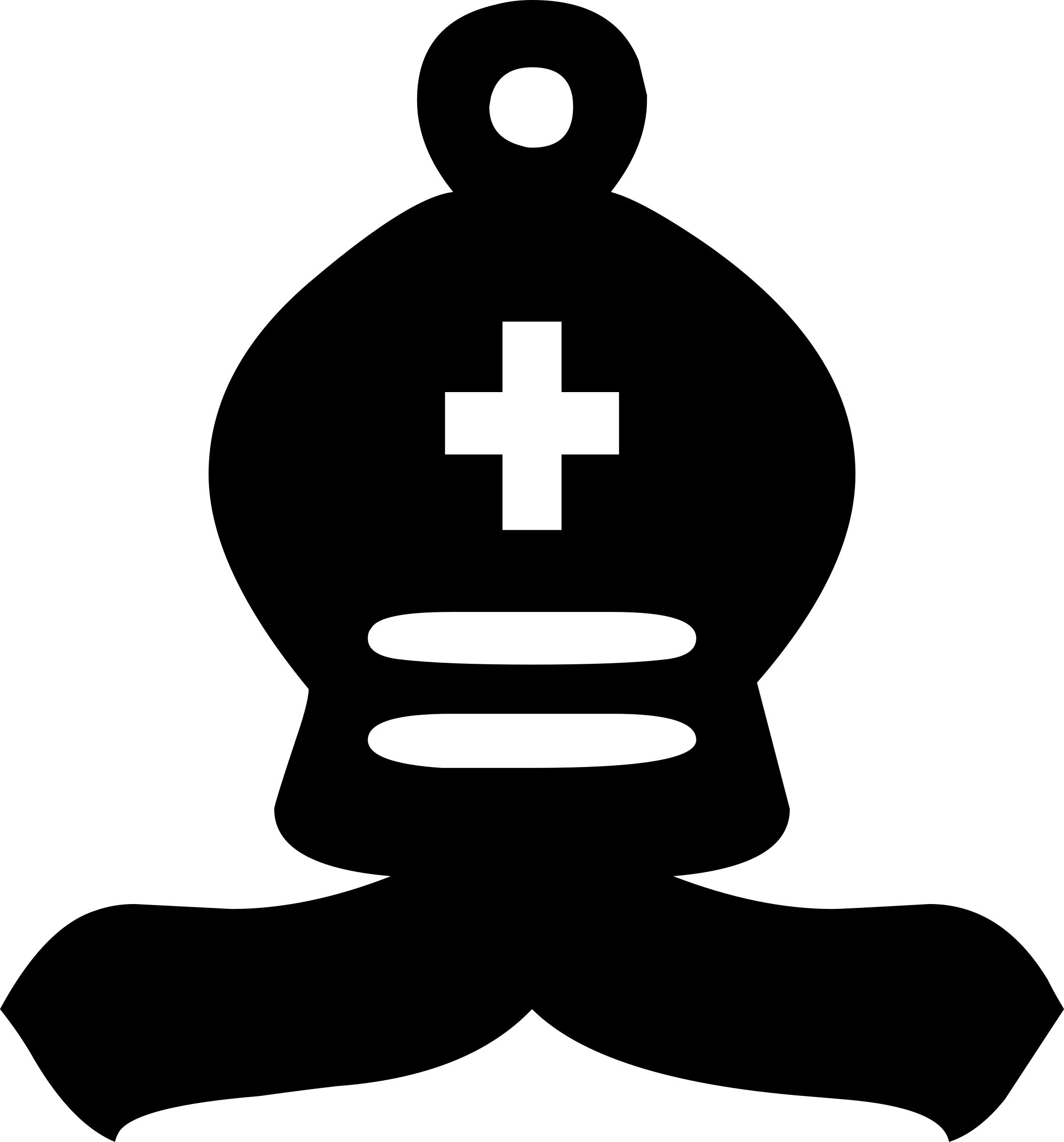 Black Chess Bishop Piece