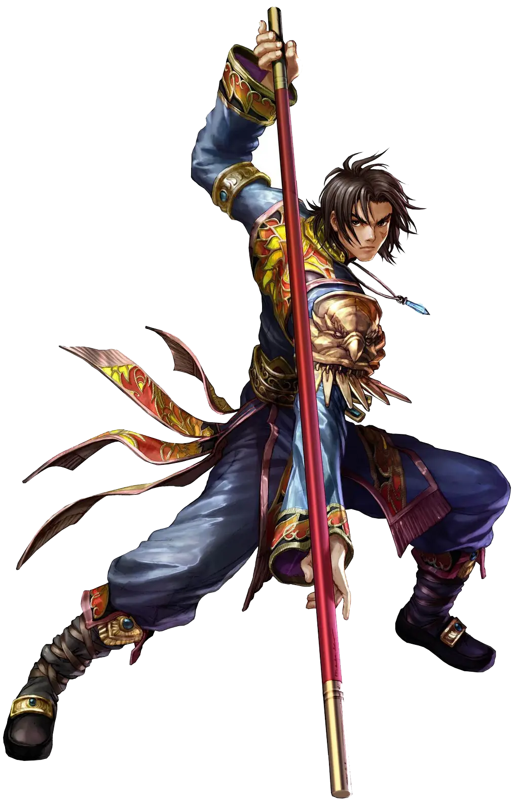 Fantasy Warrior with Staff